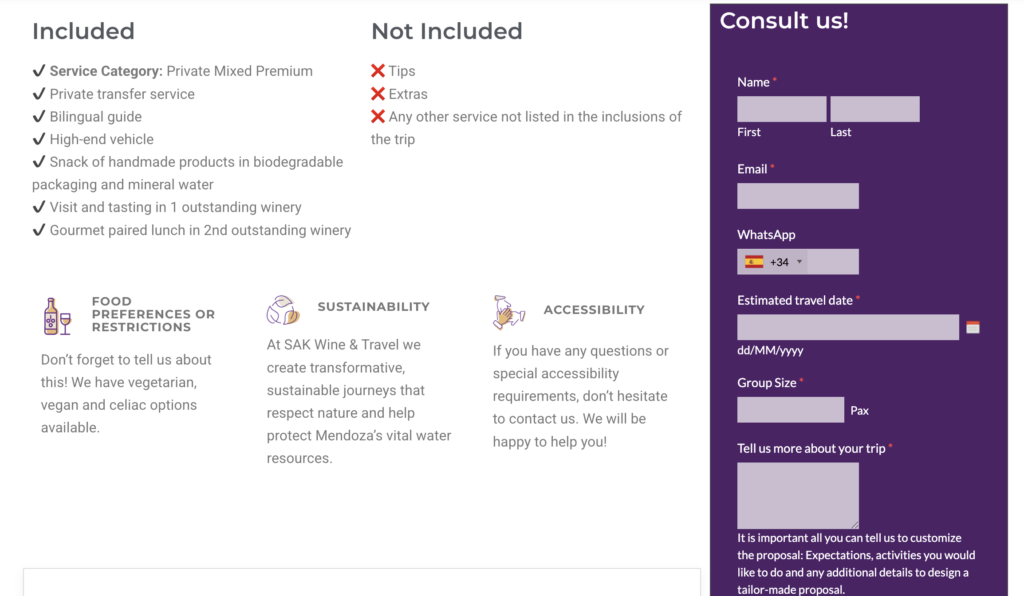 Productos - SAK Wine & Travel