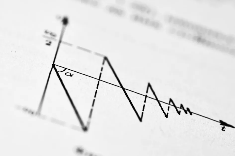 Tipos de modelos IA: qué son y cómo se diferencian 1 A graph showing a decreasing series of peaks.