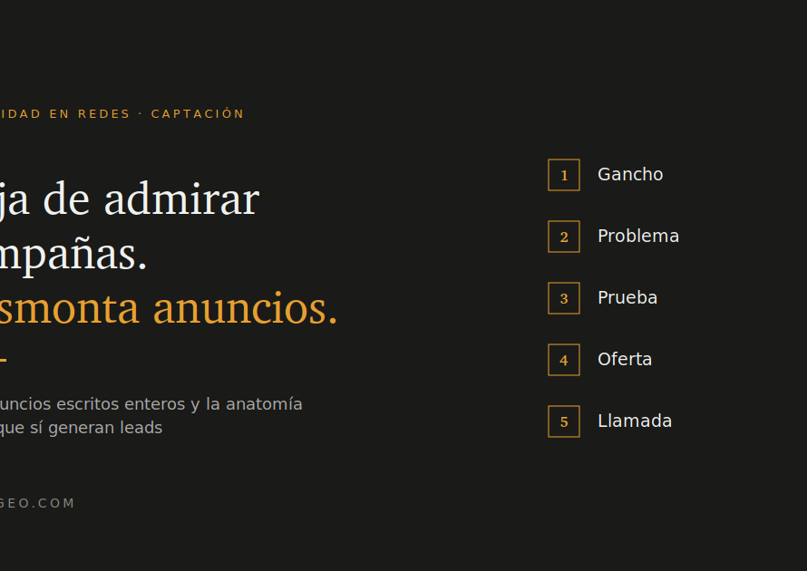 Publicidad en redes sociales: deja de admirar campañas y desmonta anuncios